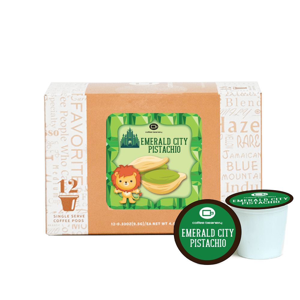Coffee Beanery Exclusive Regular Emerald City Pistachio Flavored Coffee Pods | April 2024