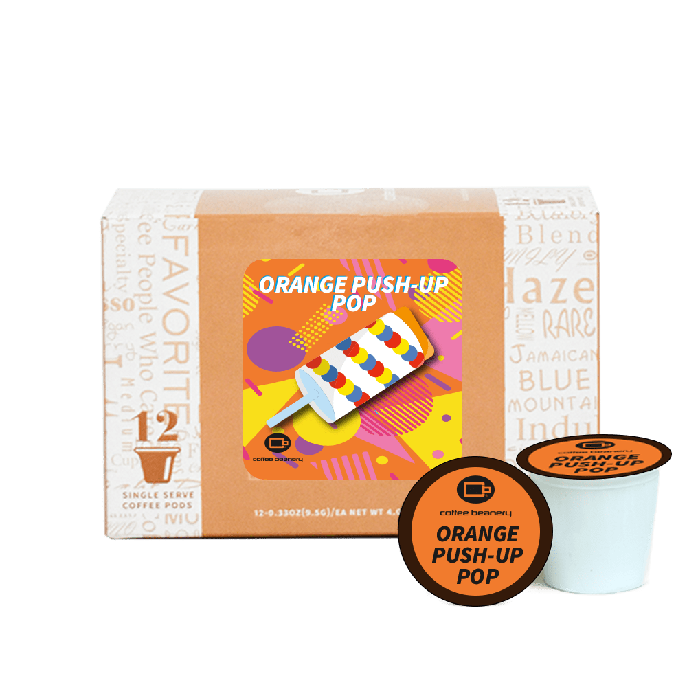 Coffee Beanery Exclusive Regular Orange Push Pop Flavored Coffee Pods | September 2023