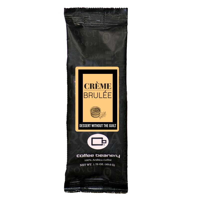 Coffee Beanery Flavored Coffee Creme Brulee Flavored Coffee | 1.75 oz One Pot Sampler
