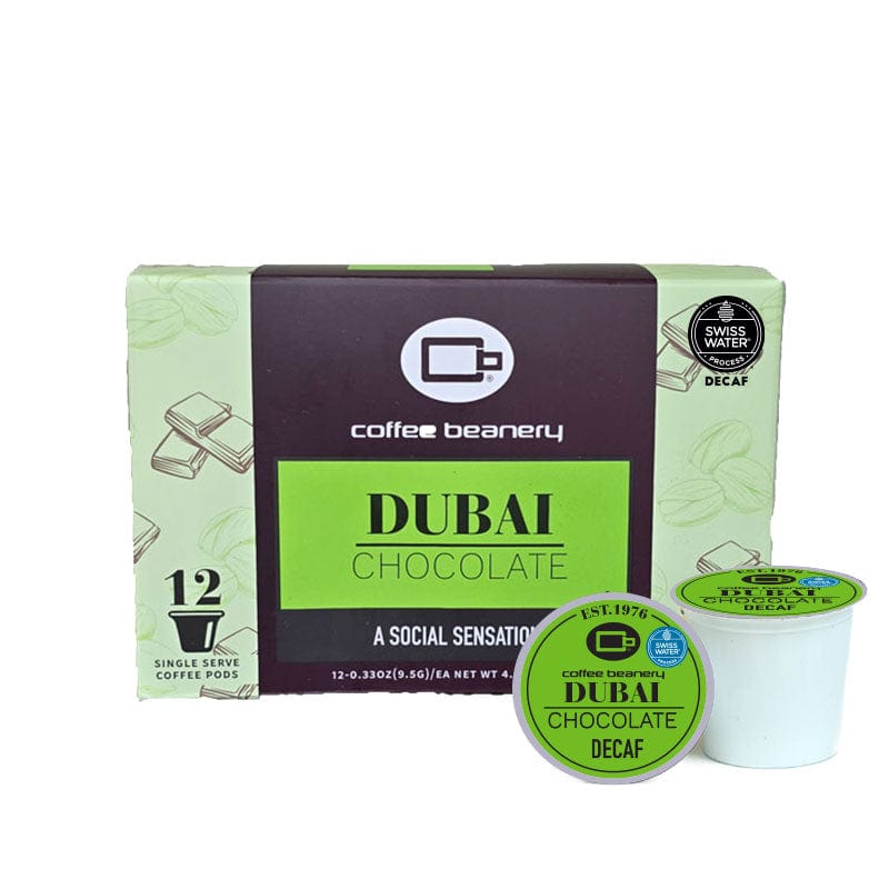Coffee Beanery Flavored Coffee Decaf / 12ct Pods / Automatic Drip Dubai Chocolate Flavored Coffee | Early Access