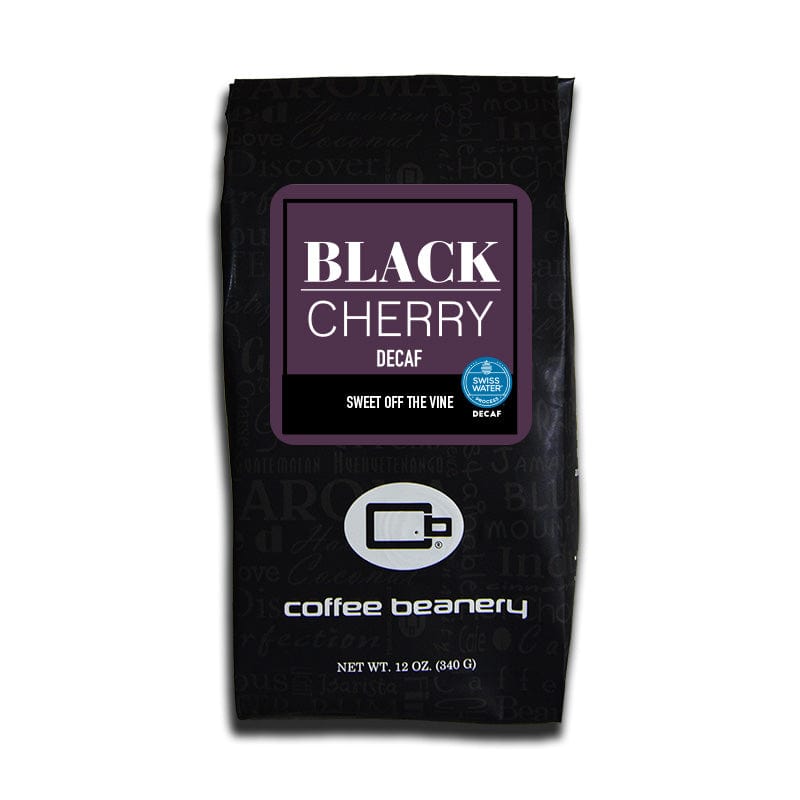 Coffee Beanery Flavored Coffee Decaf / 12oz / Automatic Drip Black Cherry Flavored Coffee