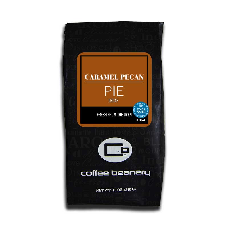 Coffee Beanery Flavored Coffee Decaf / 12oz / Automatic Drip Caramel Pecan Pie Flavored Coffee