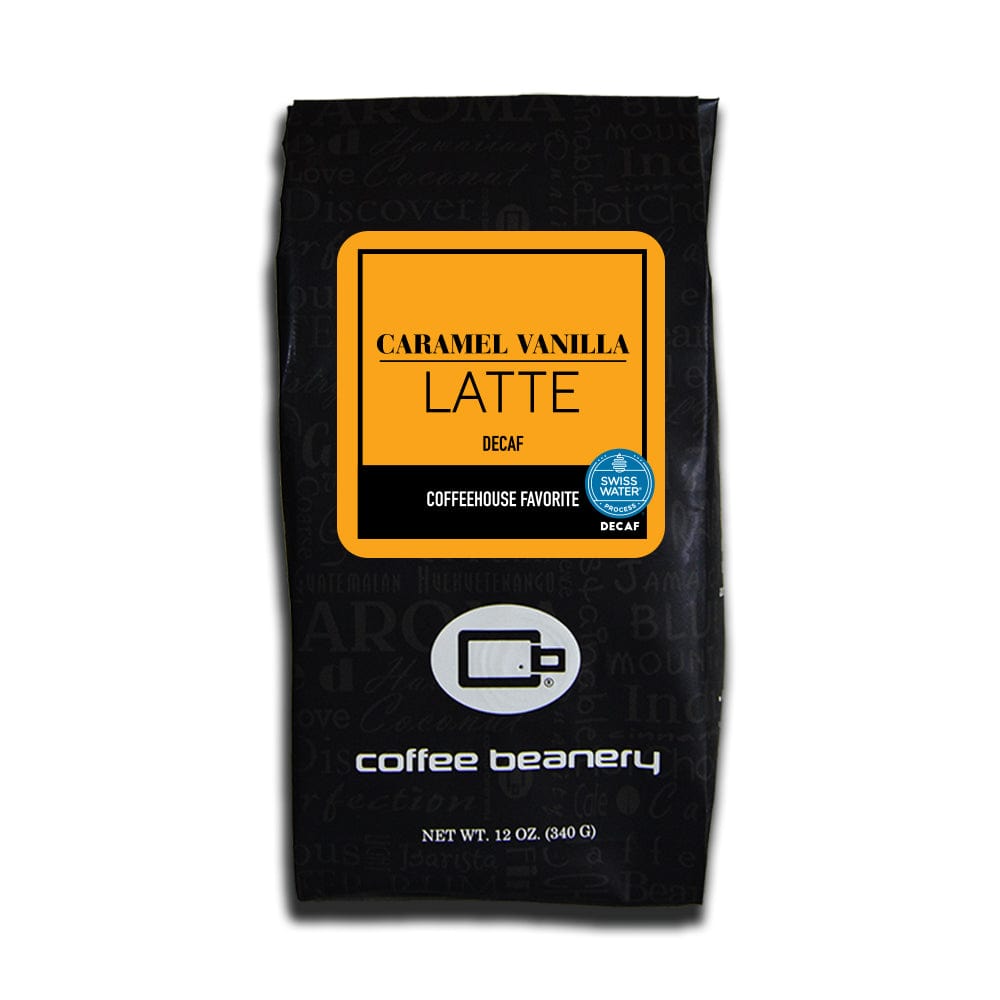 Coffee Beanery Flavored Coffee Decaf / 12oz / Automatic Drip Caramel Vanilla Latte Flavored Coffee