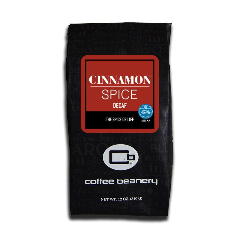 Coffee Beanery Flavored Coffee Decaf / 12oz / Automatic Drip Cinnamon Spice Flavored Coffee