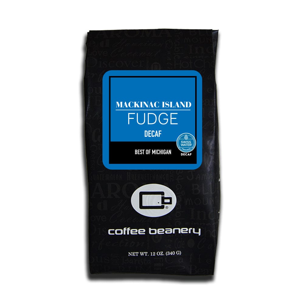 Coffee Beanery Flavored Coffee Decaf / 12oz / Automatic Drip Mackinac Island Fudge Flavored Coffee