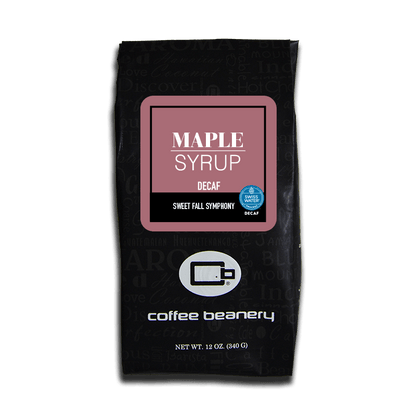 Coffee Beanery Flavored Coffee Decaf / 12oz / Automatic Drip Maple Syrup Flavored Coffee