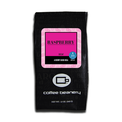Coffee Beanery Flavored Coffee Decaf / 12oz / Automatic Drip Raspberry Flavored Coffee