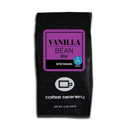 Coffee Beanery Flavored Coffee Decaf / 12oz / Automatic Drip Vanilla Bean Flavored Coffee