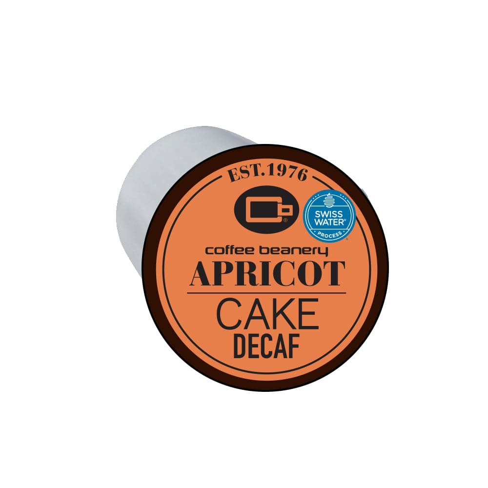 Coffee Beanery Flavored Coffee Decaf Apricot Cake Coffee Pod