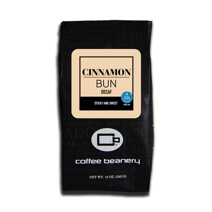 Coffee Beanery Flavored Coffee Decaf / Automatic Drip Cinnamon Bun Flavored Coffee