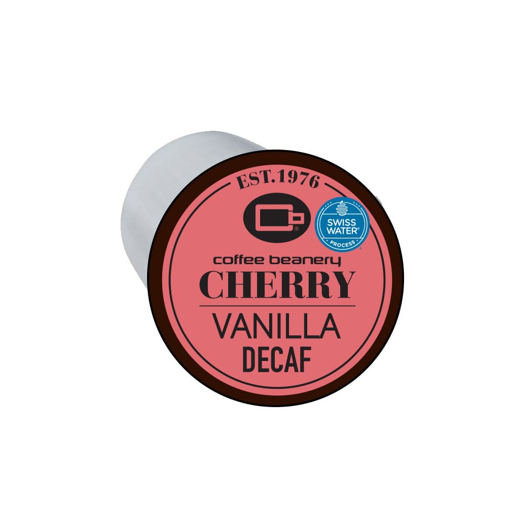 Coffee Beanery Flavored Coffee Decaf Cherry Vanilla Coffee Pod