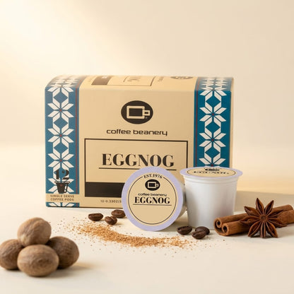 Coffee Beanery Flavored Coffee Eggnog Flavored Coffee Pods