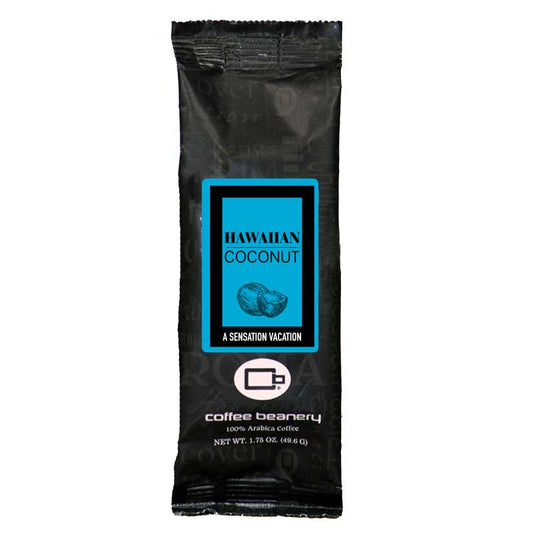 Coffee Beanery Flavored Coffee Hawaiian Coconut Flavored Coffee | 1.75 oz One Pot Sampler