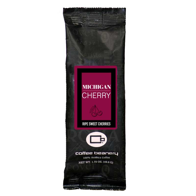 Coffee Beanery Flavored Coffee Michigan Cherry Flavored Coffee | 1.75 oz One Pot Sampler