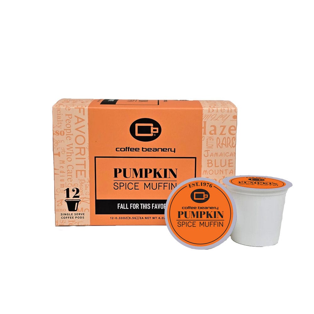 Coffee Beanery Flavored Coffee Pods Regular / 12ct Pods Pumpkin Spice Muffin Coffee Pods
