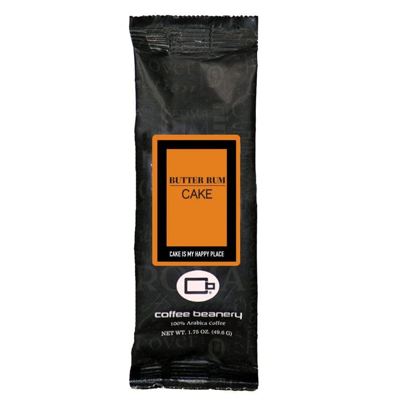 Coffee Beanery Flavored Coffee Regular / 1.75 One Pot Sampler / Automatic Drip Butter Rum Cake Flavored Coffee