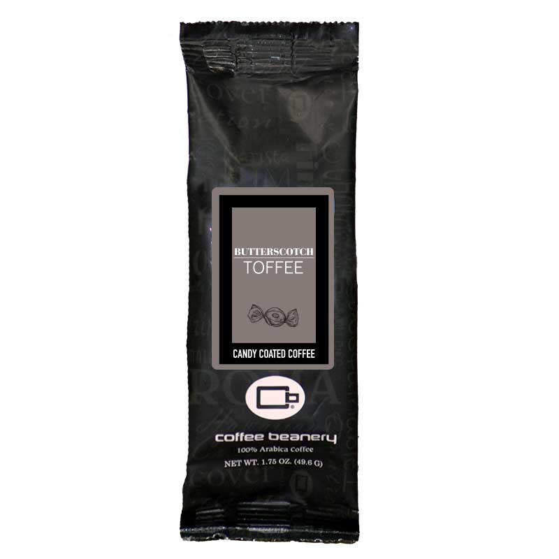 Coffee Beanery Flavored Coffee Regular / 1.75 One Pot Sampler / Automatic Drip Butterscotch Toffee Flavored Coffee