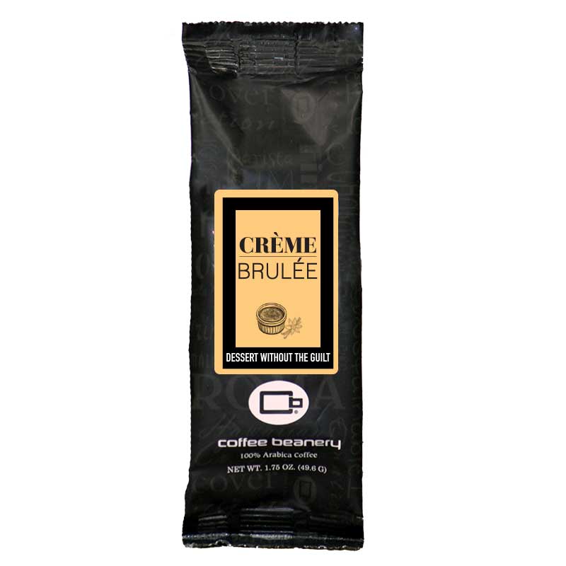 Coffee Beanery Flavored Coffee Regular / 1.75 One Pot Sampler / Automatic Drip Creme Brulee Flavored Coffee