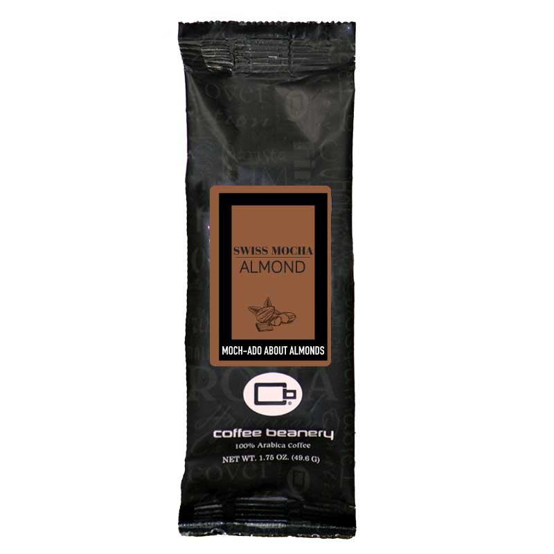 Coffee Beanery Flavored Coffee Regular / 1.75 One Pot Sampler / Automatic Drip Dark Chocolate Almond Flavored Coffee