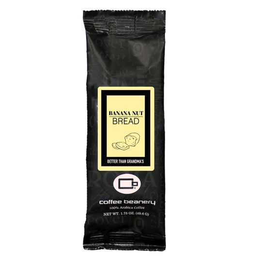 Coffee Beanery Flavored Coffee Regular / 1.75oz One Pot Sampler / Automatic Drip Banana Nut Bread Flavored Coffee