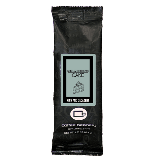 Coffee Beanery Flavored Coffee Regular / 1.75oz One Pot Sampler / Automatic Drip German Chocolate Cake Flavored Coffee