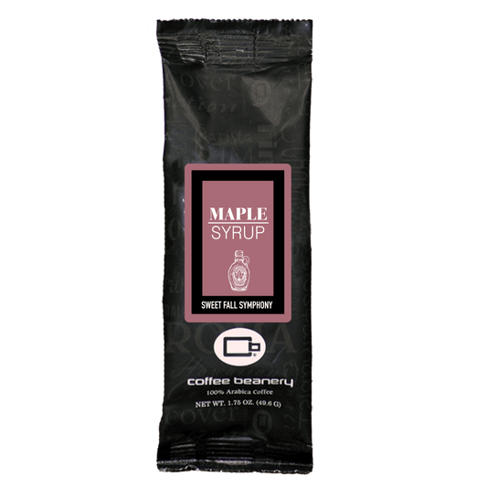 Coffee Beanery Flavored Coffee Regular / 1.75oz One Pot Sampler / Automatic Drip Maple Syrup Flavored Coffee