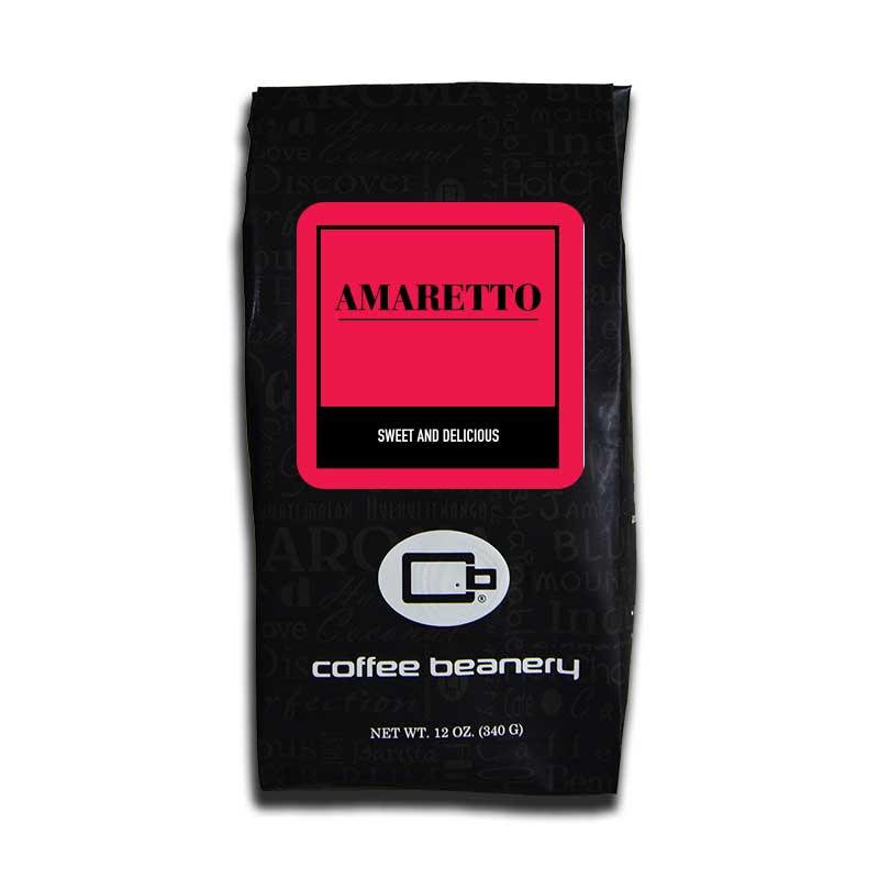 Coffee Beanery Flavored Coffee Regular / 12oz / Automatic Drip Amaretto Flavored Coffee