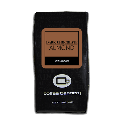 Coffee Beanery Flavored Coffee Regular / 12oz / Automatic Drip Dark Chocolate Almond Flavored Coffee