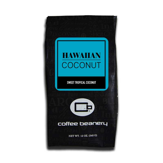 Coffee Beanery Flavored Coffee Regular / 12oz / Automatic Drip Hawaiian Coconut Flavored Coffee