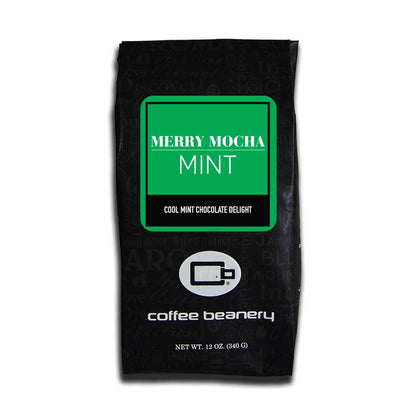 Coffee Beanery Flavored Coffee Regular / 12oz / Automatic Drip Merry Mocha Mint Flavored Coffee
