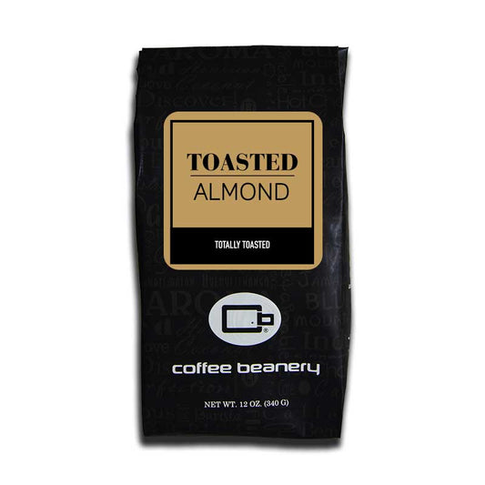 Coffee Beanery Flavored Coffee Regular / 12oz / Automatic Drip Toasted Almond Flavored Coffee