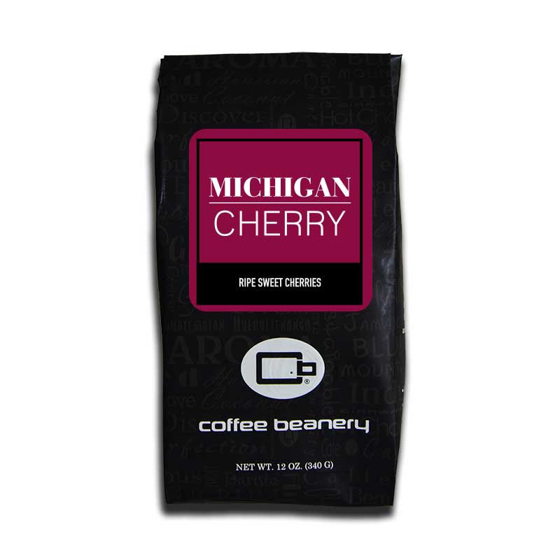 Coffee Beanery Flavored Coffee Regular / 12oz / Whole Bean Michigan Cherry Flavored Coffee