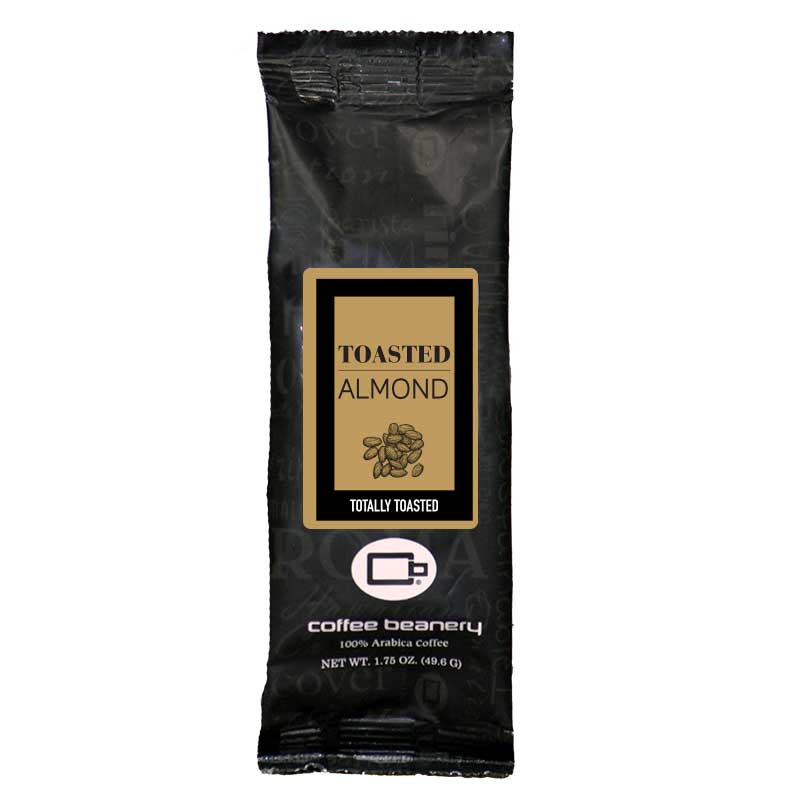 Coffee Beanery Flavored Coffee Toasted Almond Flavored Coffee | 1.75 oz One Pot Sampler