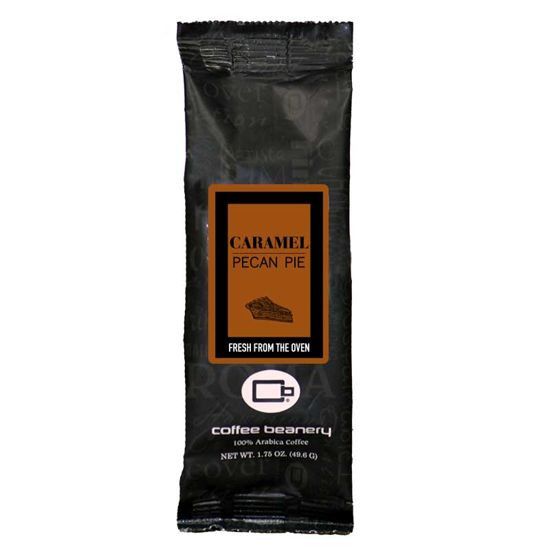 Coffee Beanery Sampler Flavored Coffee Caramel Pecan Pie Flavored Coffee | 1.75 oz One Pot Sampler