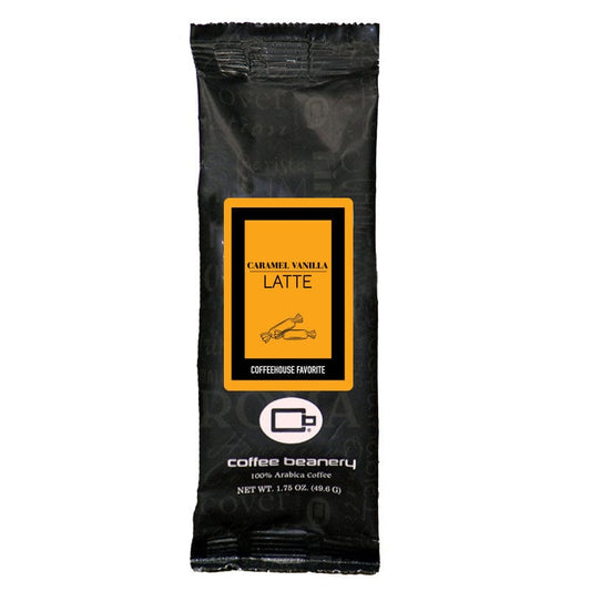 Coffee Beanery Sampler Flavored Coffee Caramel Vanilla Latte Flavored Coffee | 1.75oz Sampler