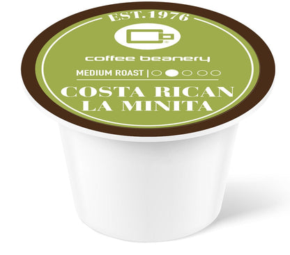 Coffee Beanery Single Cups Costa Rican La Minta Coffee Pod