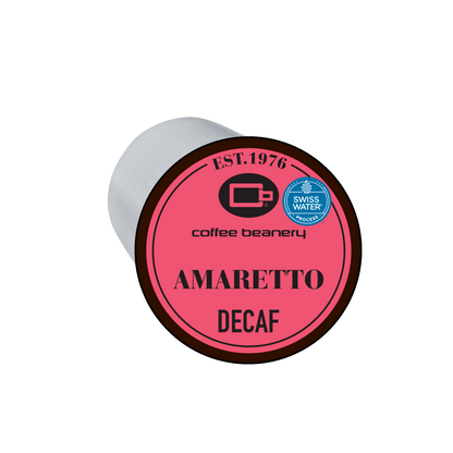 Coffee Beanery Single Cups Decaf Amaretto Coffee Pod