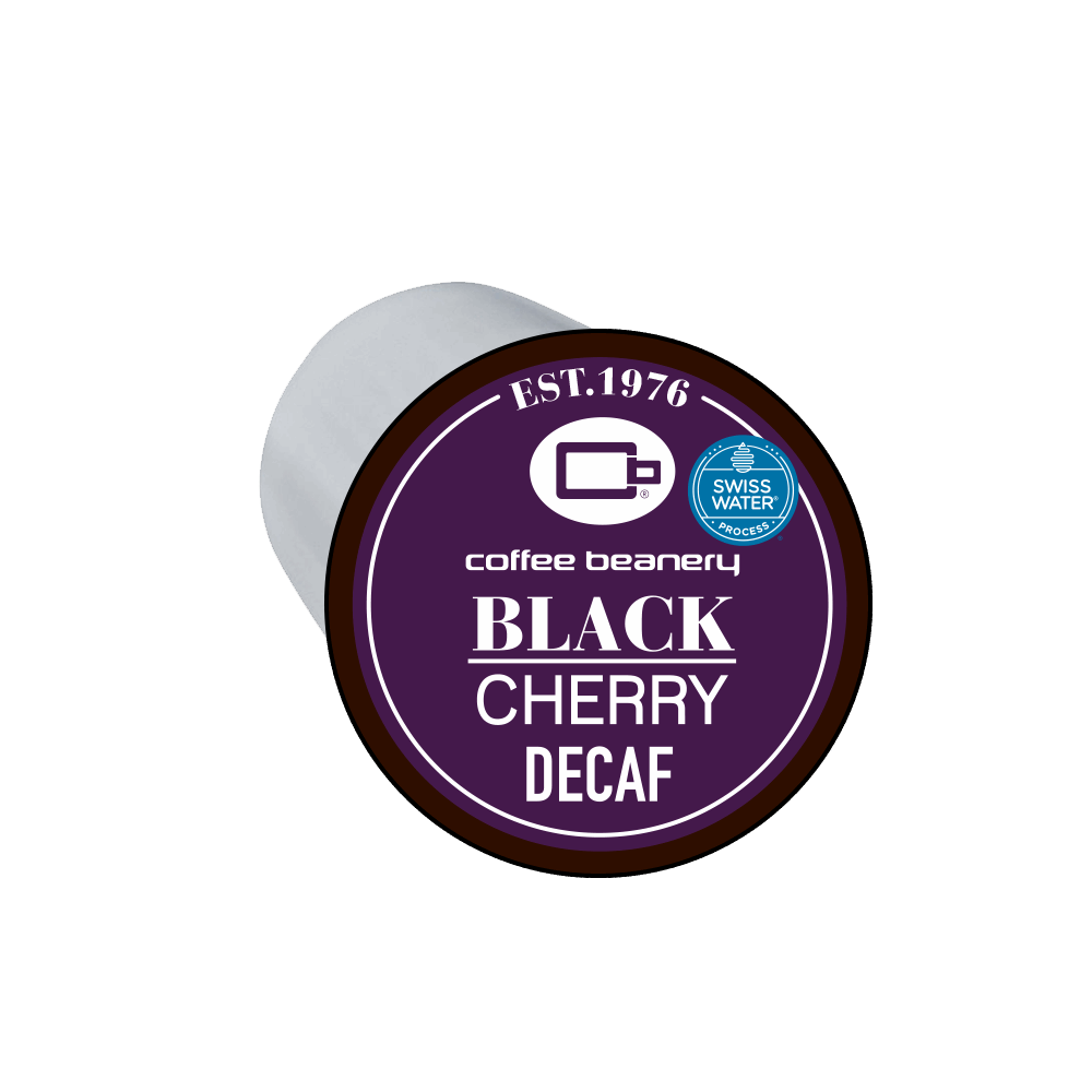 Coffee Beanery Single Cups Decaf Black Cherry Coffee Pod