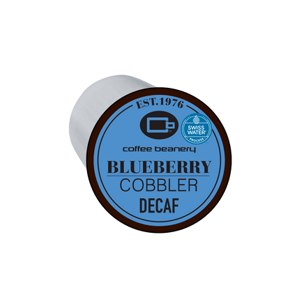Coffee Beanery Single Cups Decaf Blueberry Cobbler Coffee Pod