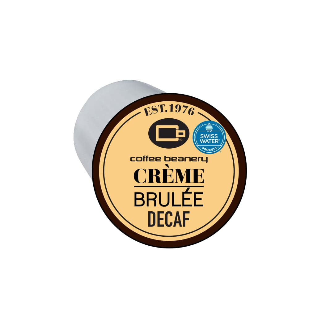 Coffee Beanery Single Cups Decaf Crème Brulee Coffee Pod