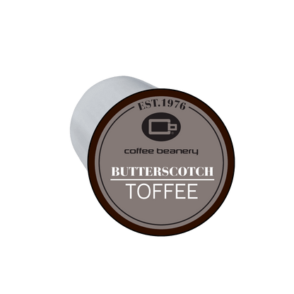 Coffee Beanery Single Cups Regular Butterscotch Toffee Cake Coffee Pod
