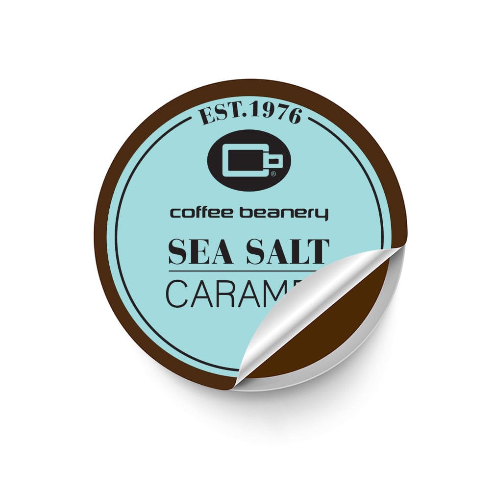 Coffee Beanery Single Cups Sea Salt Caramel Coffee Pod