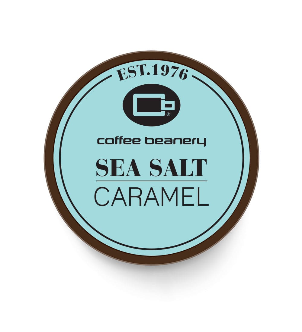 Coffee Beanery Single Cups Sea Salt Caramel Coffee Pod