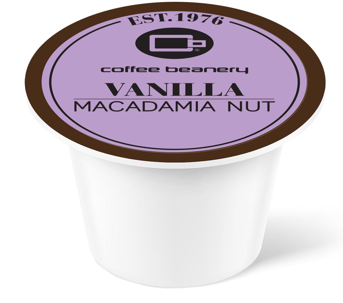 Coffee Beanery Single Cups Vanilla Macadamia Nut Coffee Pod