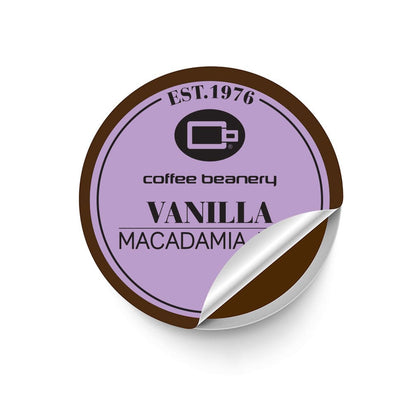 Coffee Beanery Single Cups Vanilla Macadamia Nut Coffee Pod