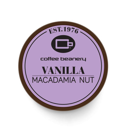Coffee Beanery Single Cups Vanilla Macadamia Nut Coffee Pod
