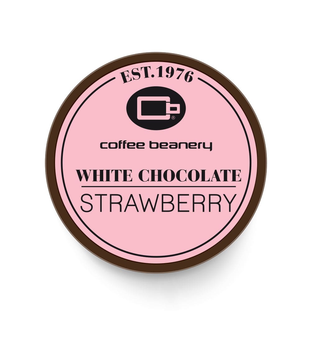 Coffee Beanery Single Cups White Chocolate Strawberry Coffee Pod