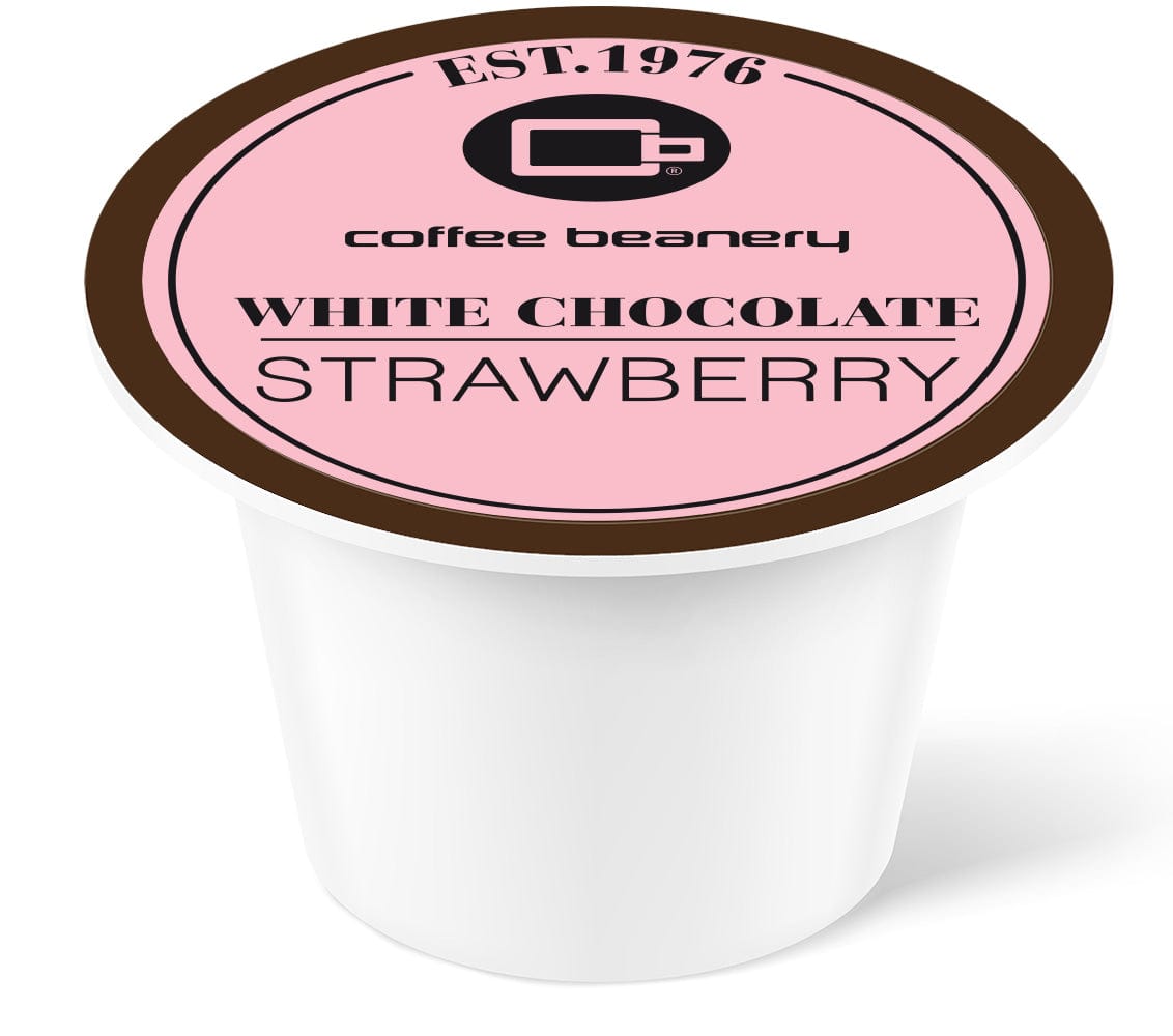 Coffee Beanery Single Cups White Chocolate Strawberry Coffee Pod