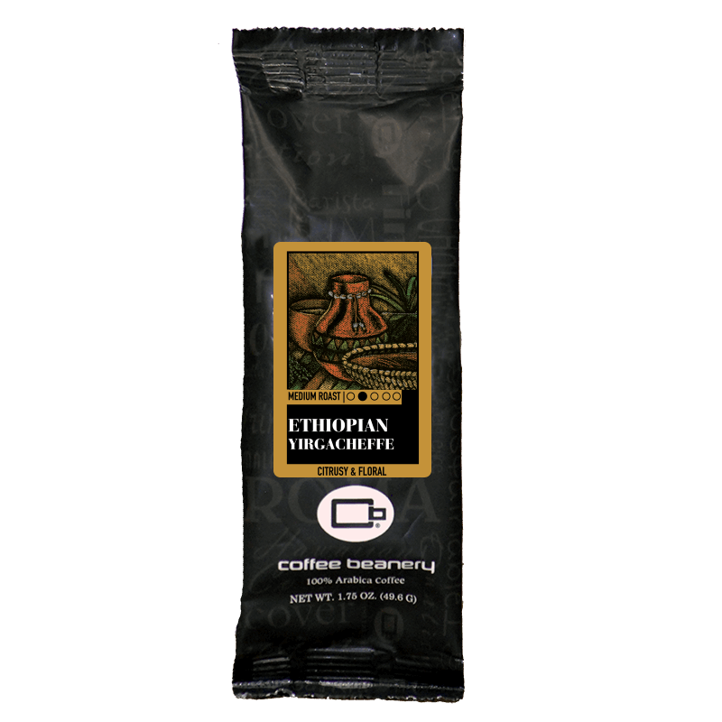 Coffee Beanery Specialty Coffee 1.75 One Pot Sampler / Automatic Drip Ethiopian Yirgacheffe Specialty Coffee