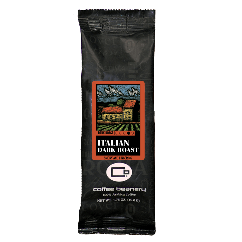 Coffee Beanery Specialty Coffee 1.75 One Pot Sampler / Automatic Drip Italian Dark Roast Specialty Coffee